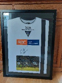 framed DAFC 2004 Cup Final shirt*